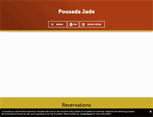 Tablet Screenshot of pousadajade.com.br